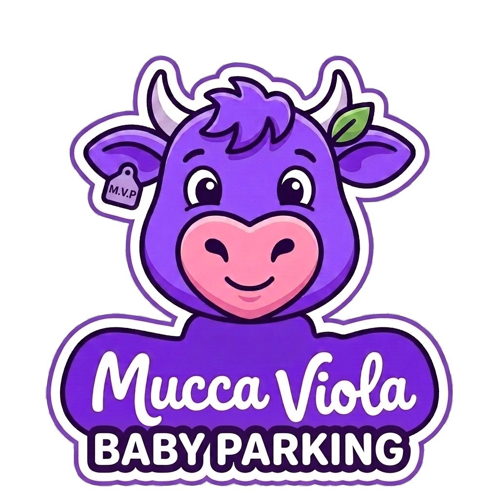 Mucca Viola Baby Parking mUUUccosamente Viola